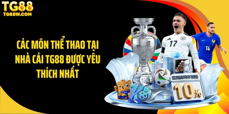 Các môn thể thao tại nhà cái Tg88 được yêu thích nhất